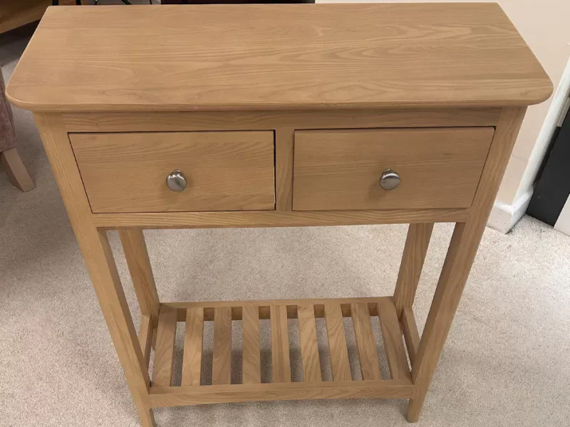 Hudson 2 drawer console table