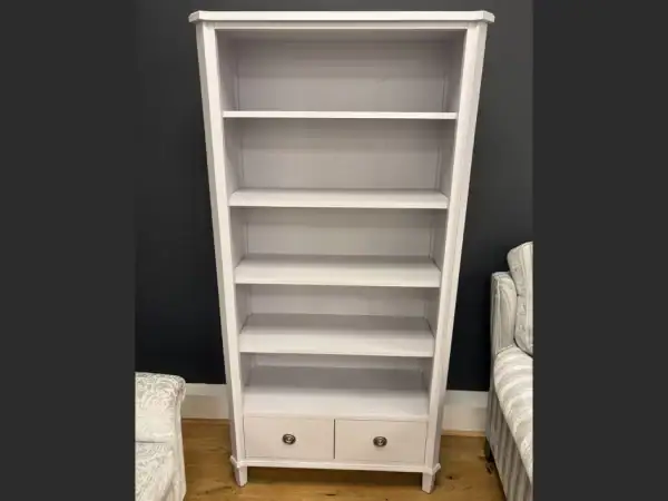 Laura Ashley Henshaw Bookshelf with 2 drawers in painted finish