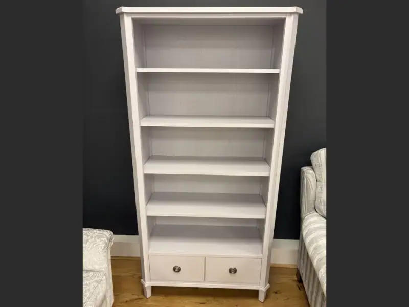Laura Ashley Henshaw Bookshelf with 2 drawers in painted finish