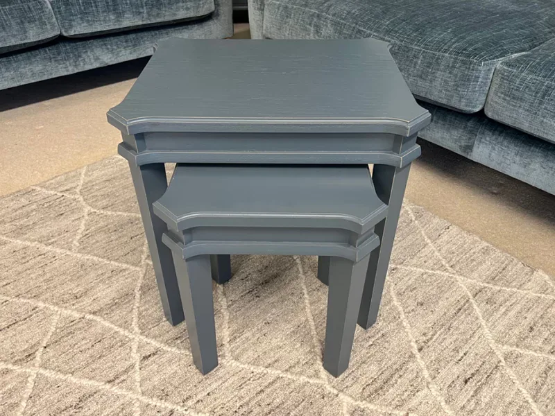 Laura Ashley Henshaw Nest of Tables Blue