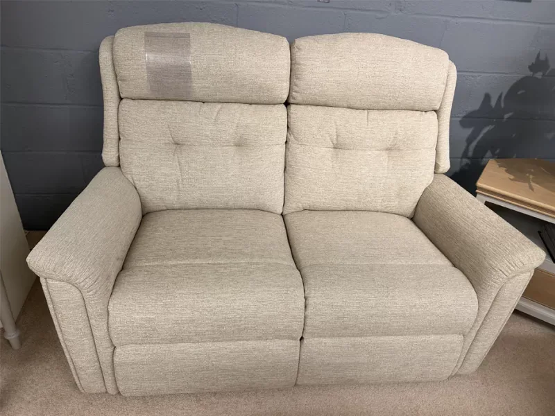 Randall 2 seater sofa in cream fabric